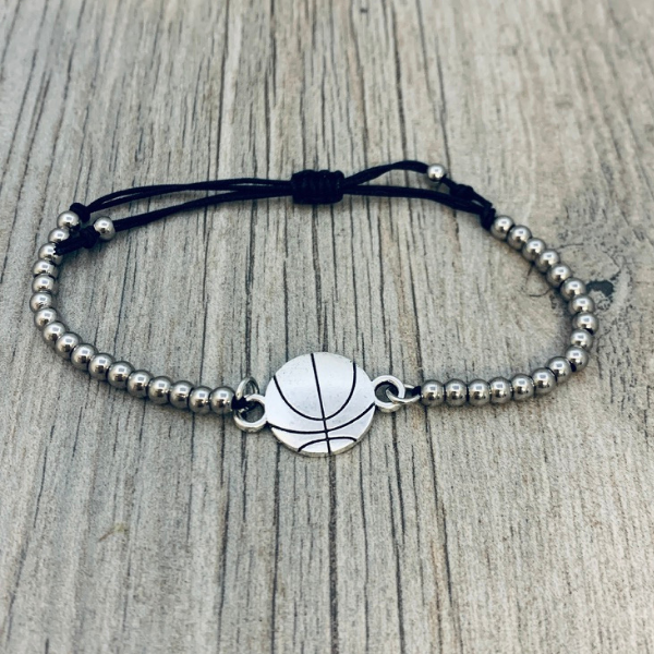 Sports Charm Adjustable Bracelet