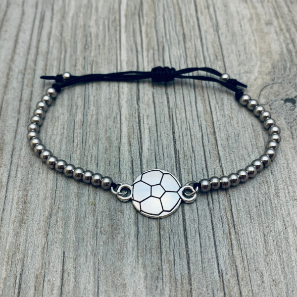 Sports Charm Adjustable Bracelet