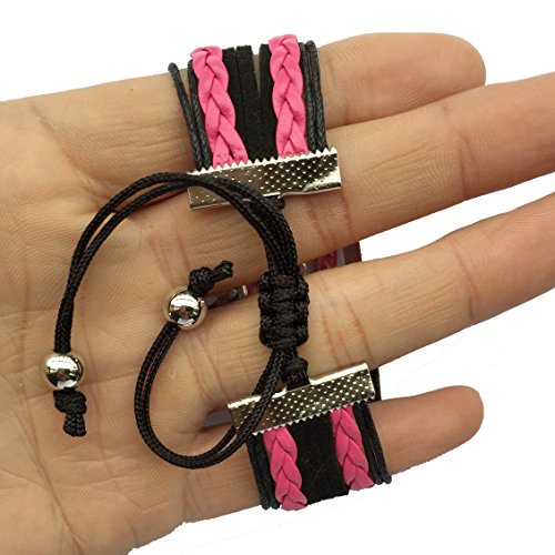 Horse Bracelet and Hair Ties Set- Pink