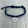 Personalized Field Hockey Rope Bracelet