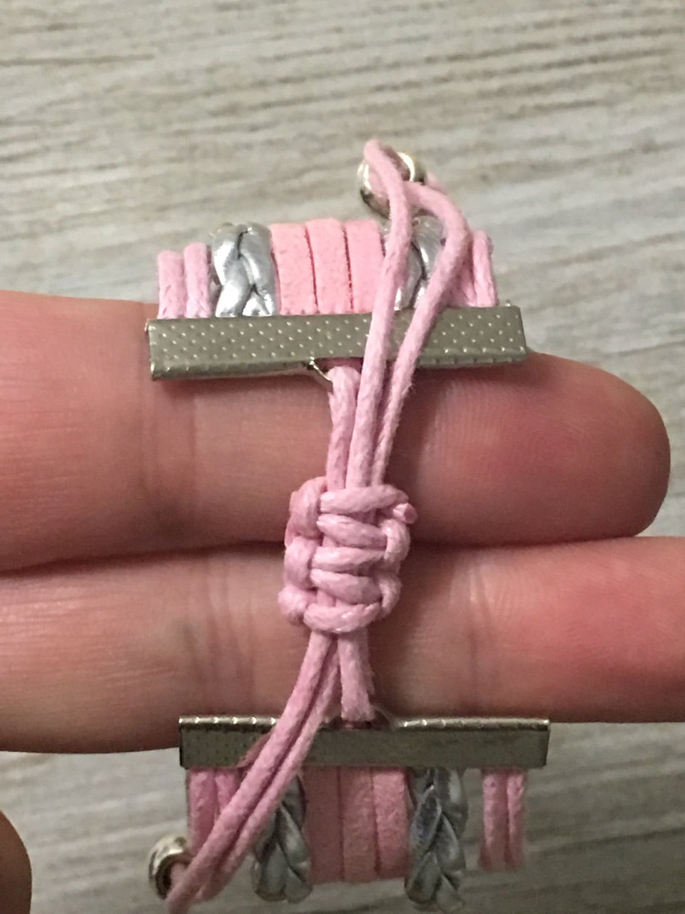 Custom Engraved Pink Dance Infinity Bracelet