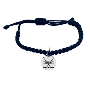 Personalized Ice Hockey Stick Rope Bracelet