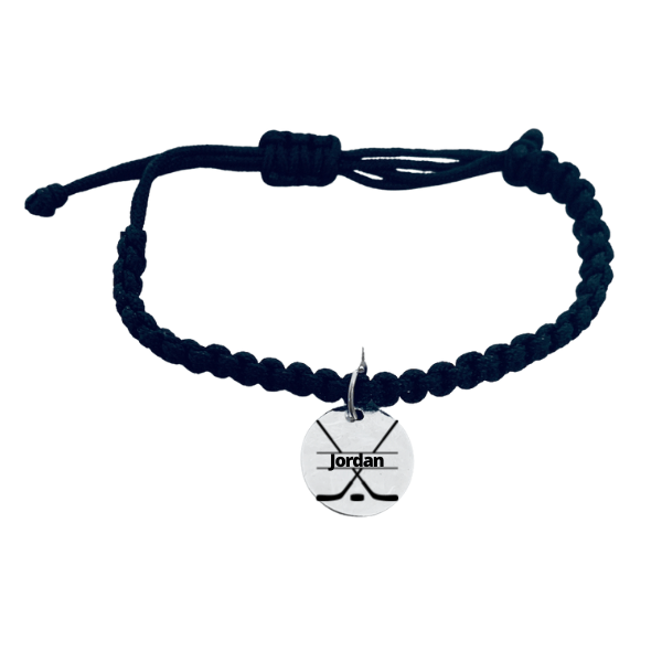 Personalized Ice Hockey Stick Rope Bracelet
