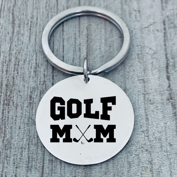 Golf Mom Keychain