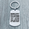 Softball Coach Keychain- Behind Every Player