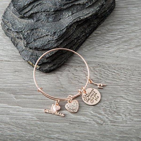 rose gold gymnastics bracelet