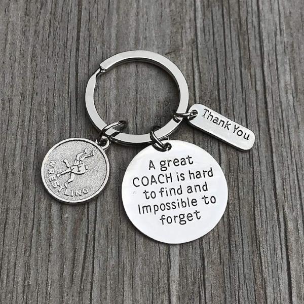 Wrestling Great Coach is Hard to Find Coach Keychain