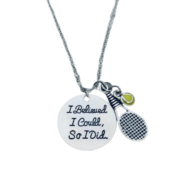 Tennis Necklace - I Believed I Could