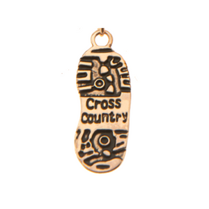 Cross Country Charm - Rose Gold