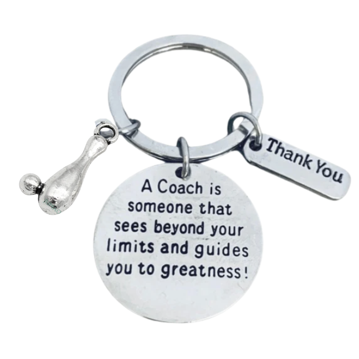 Bowling Coach Keychain - See Beyond Limits