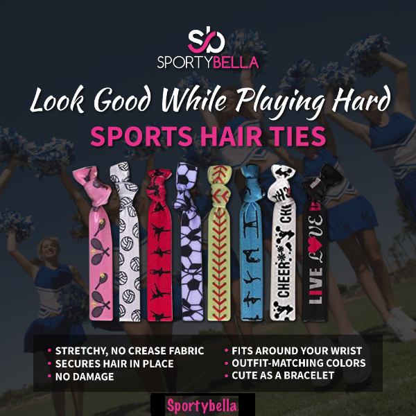 Field Hockey Hair Accessories - Blue - Sportybella