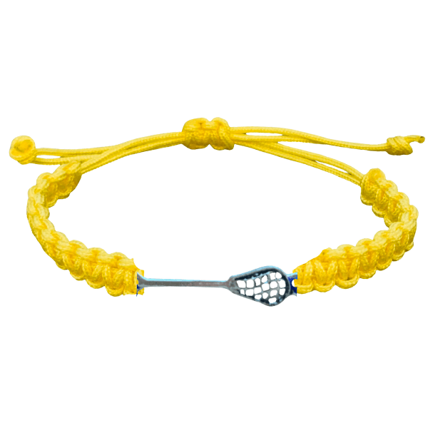 Lacrosse Rope Bracelet in Yellow Color