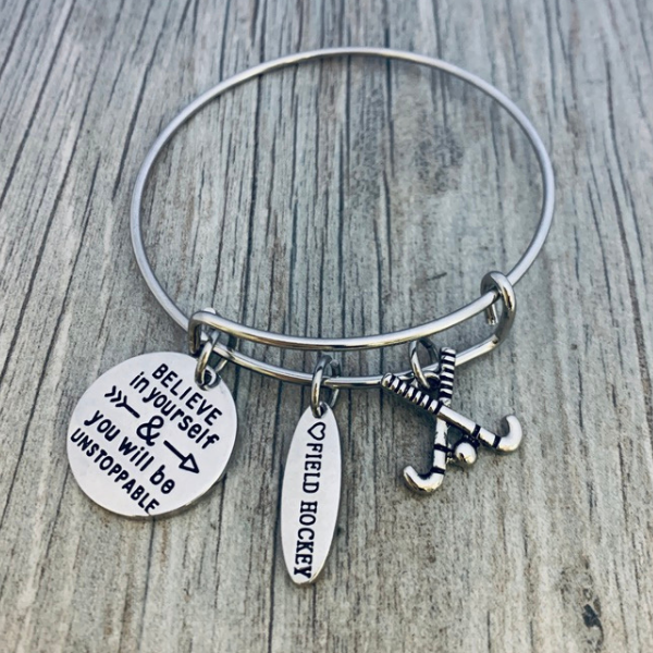 Field Hockey Bracelet - Believe in Yourself