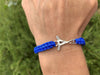 Blue Ice Hockey Bracelet