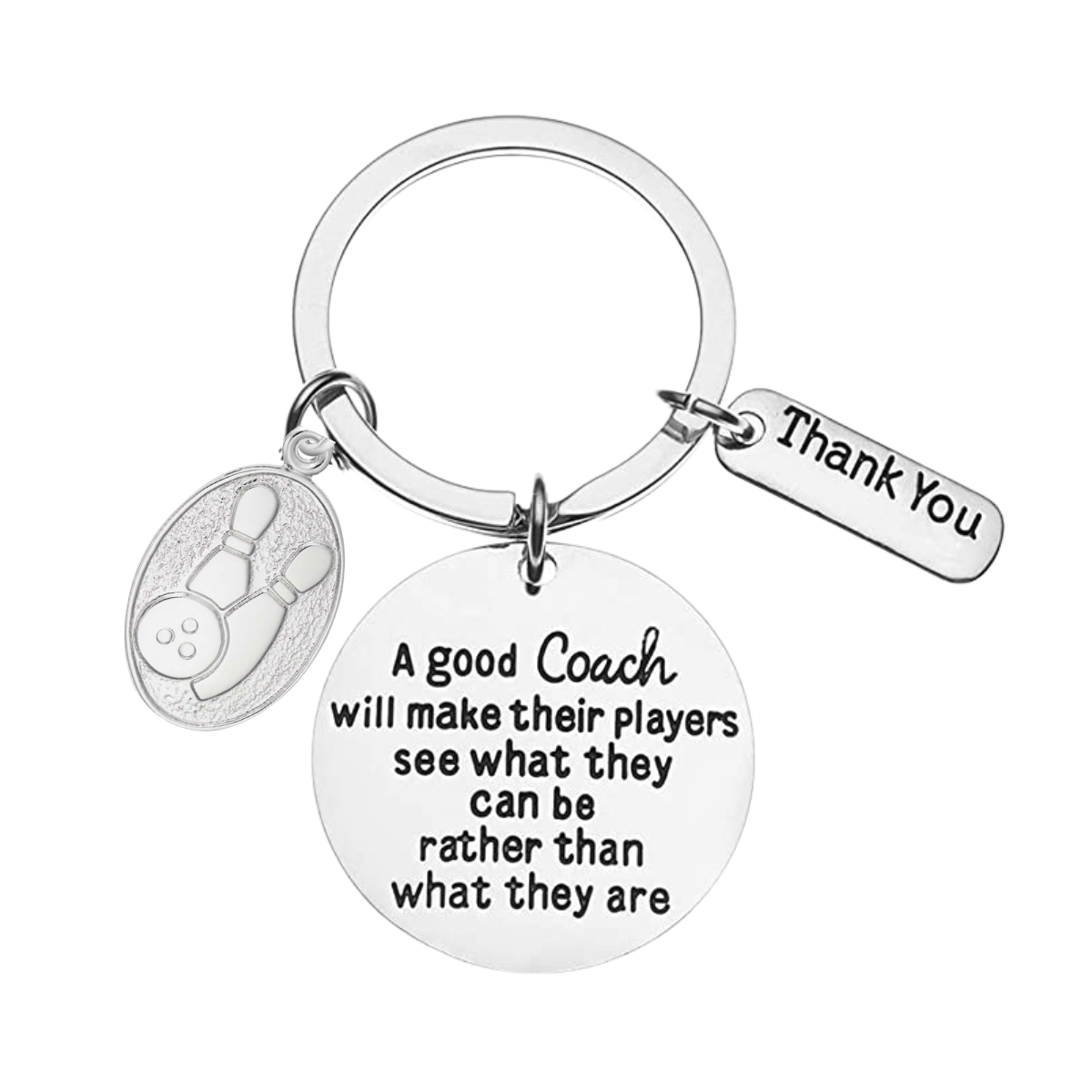 Bowling Coach Keychain - See What They Can Be