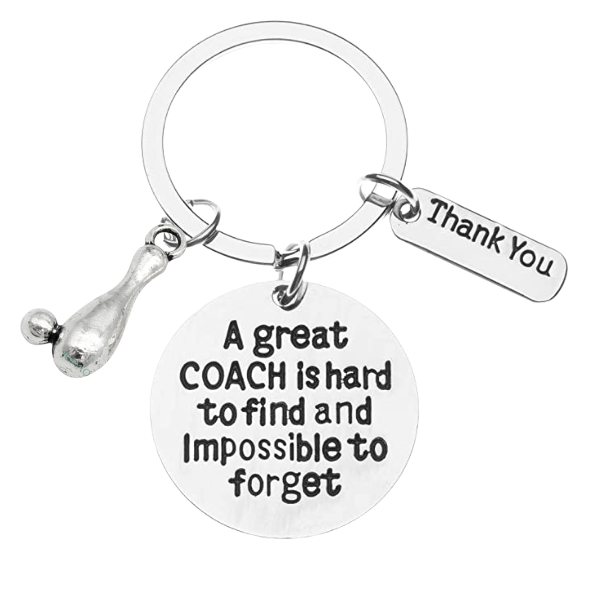 Bowling Great Coach is Hard to Find Coach Keychain