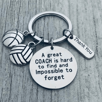 Basketball & Volleyball Great Coach is Hard to Find Keychain