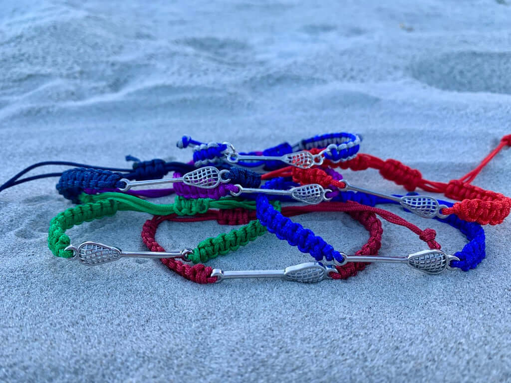 Lacrosse Rope Bracelets in Different Colors