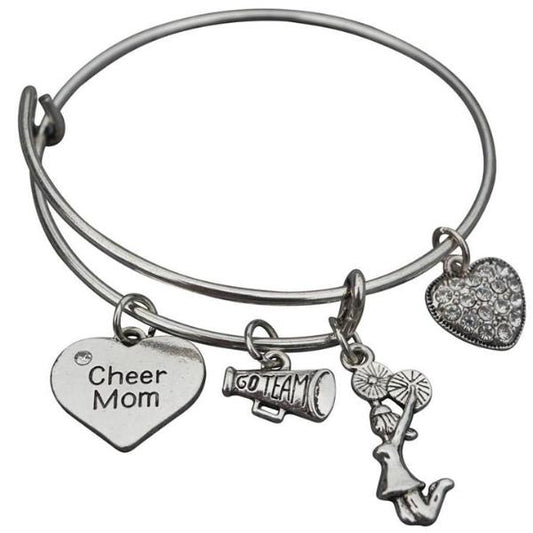 Cheer Mom Bangle Bracelet - Sportybella