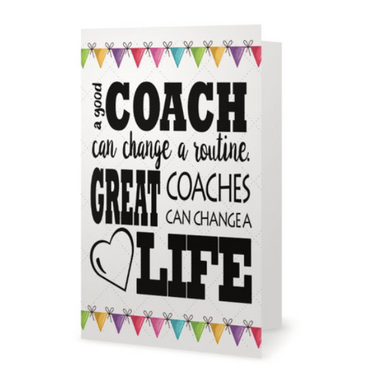Cheer Coach Card