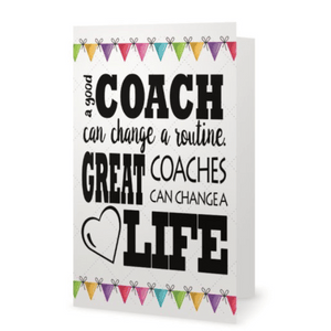 Cheer Coach Card