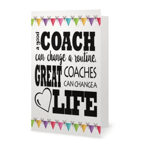 Cheer Coach Card