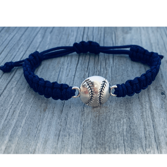Softball Rope Bracelet - Pick Color - Sportybella