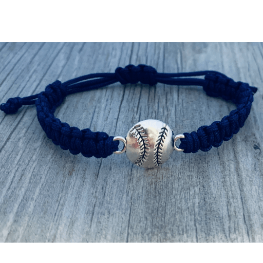 Baseball Rope Bracelet - Pick Color