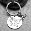 Field Hockey She Believed She Could So She Keychain - Sportybella