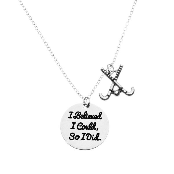 Field Hockey I Believed I Could So I Did Keychain - Sportybella
