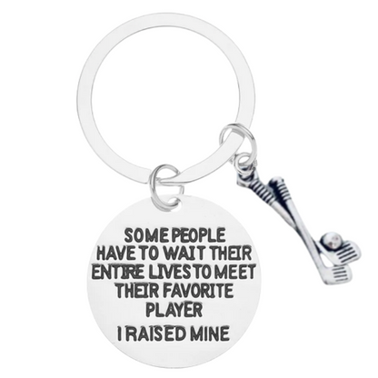 Golf Favorite Player Keychain for Mom and Dad