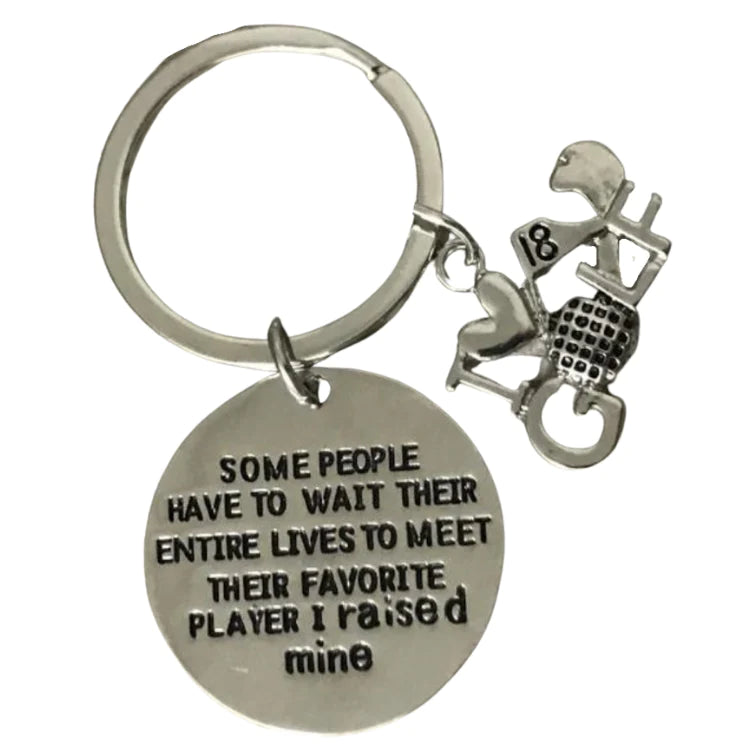 Golf Favorite Player Keychain for Mom and Dad