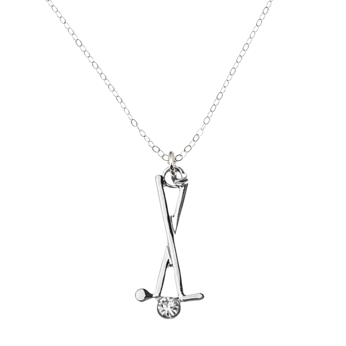Golf Club Charm Necklace