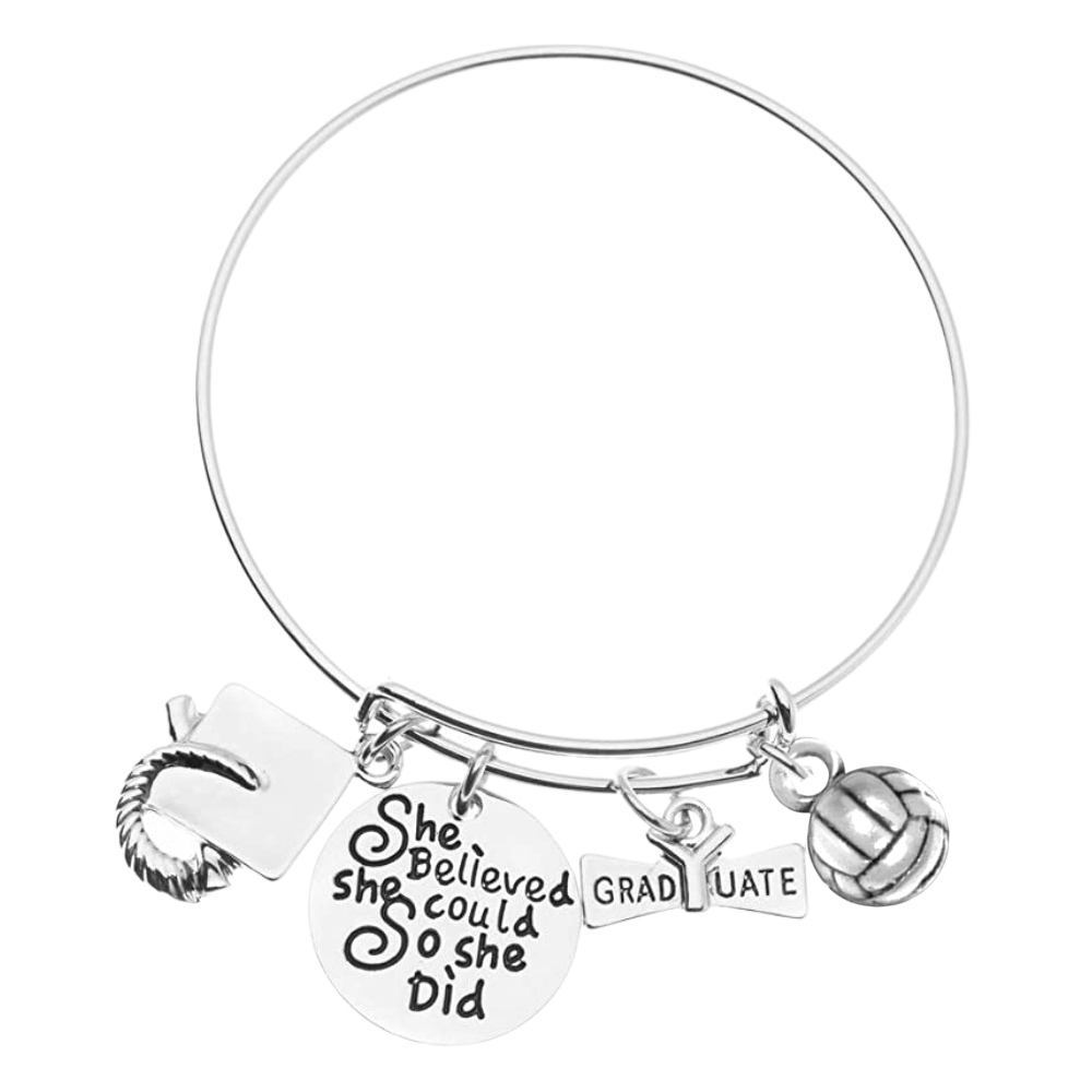 Volleyball Graduation Bracelet- Pick Style