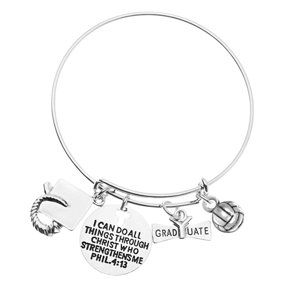 Volleyball Graduation Bracelet- Pick Style