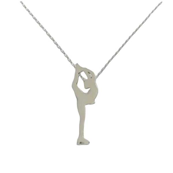 Figure Skating Necklace with Skating Charms