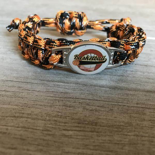 Unisex Basketball Paracord Bracelet - Sportybella