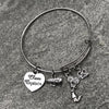 Cheer Captain Charm Bangle Bracelet - Sportybella