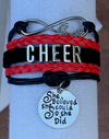 Cheer Bracelet- She Believed She Could - Sportybella