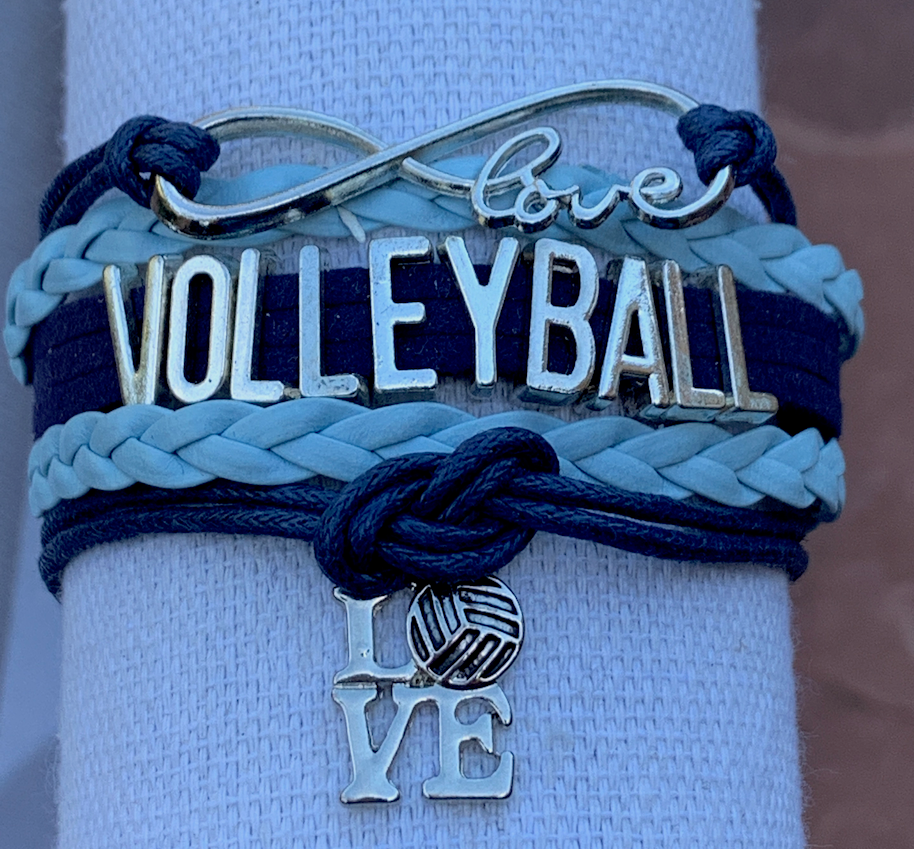 Volleyball Love Bracelet - Pick Your Team Colors