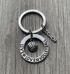 Volleyball Coach Keychain- Live Love Volleyball - Sportybella