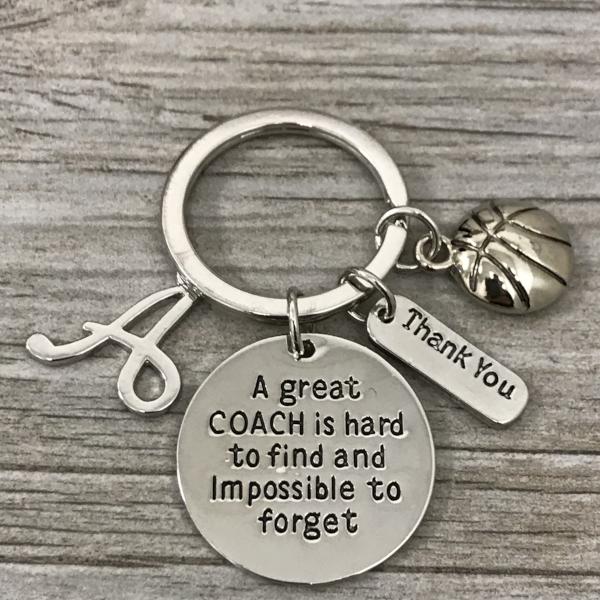 Personalized Basketball Great Coach is Hard to Find Coach Keychain