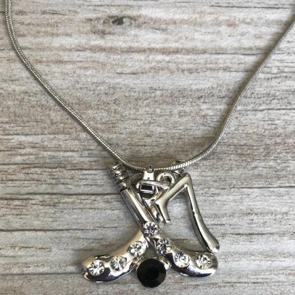 Personalized Ice Hockey Stick Necklace