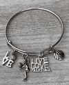 Volleyball Bangle Bracelet - Sportybella