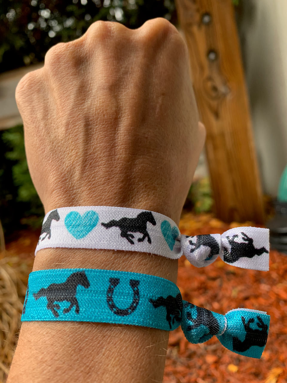 Girls Equestrian Horse Hair Ties