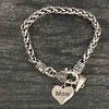 Cheer Mom Rope Chain Charm Bracelet - Sportybella