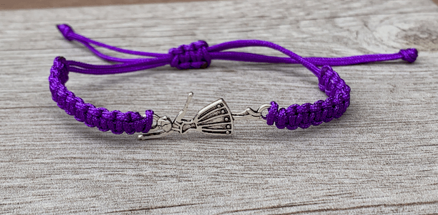 Dance Rope Bracelet in Purple Color