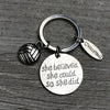Volleyball She Believed She Could So She Did Keychain - Sportybella