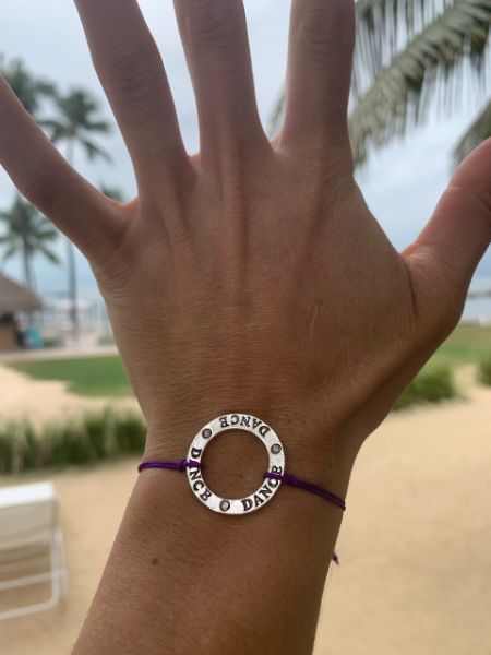 Dance Round Charm Bracelets- Pick Color