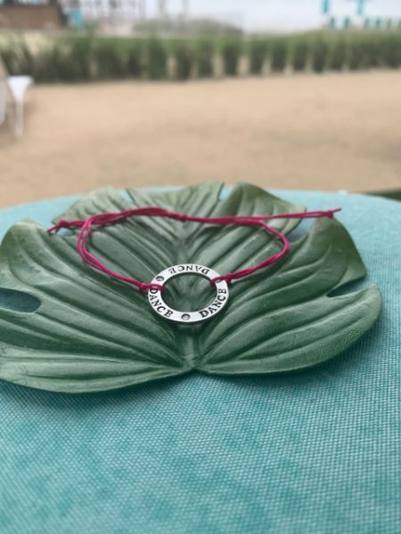 Dance Round Charm Bracelets- Pick Color